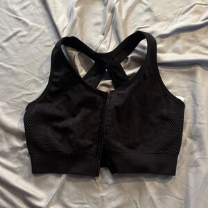 Velocity Black Sports Bra